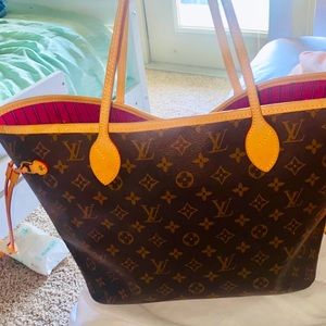 Authentic brown Louis Vuitton purse